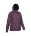 Womens/ladies torrent waterproof jacket dark purple Mountain Warehouse