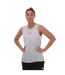 Womens/ladies terrex agravic trail running tank top white/grey Adidas-3