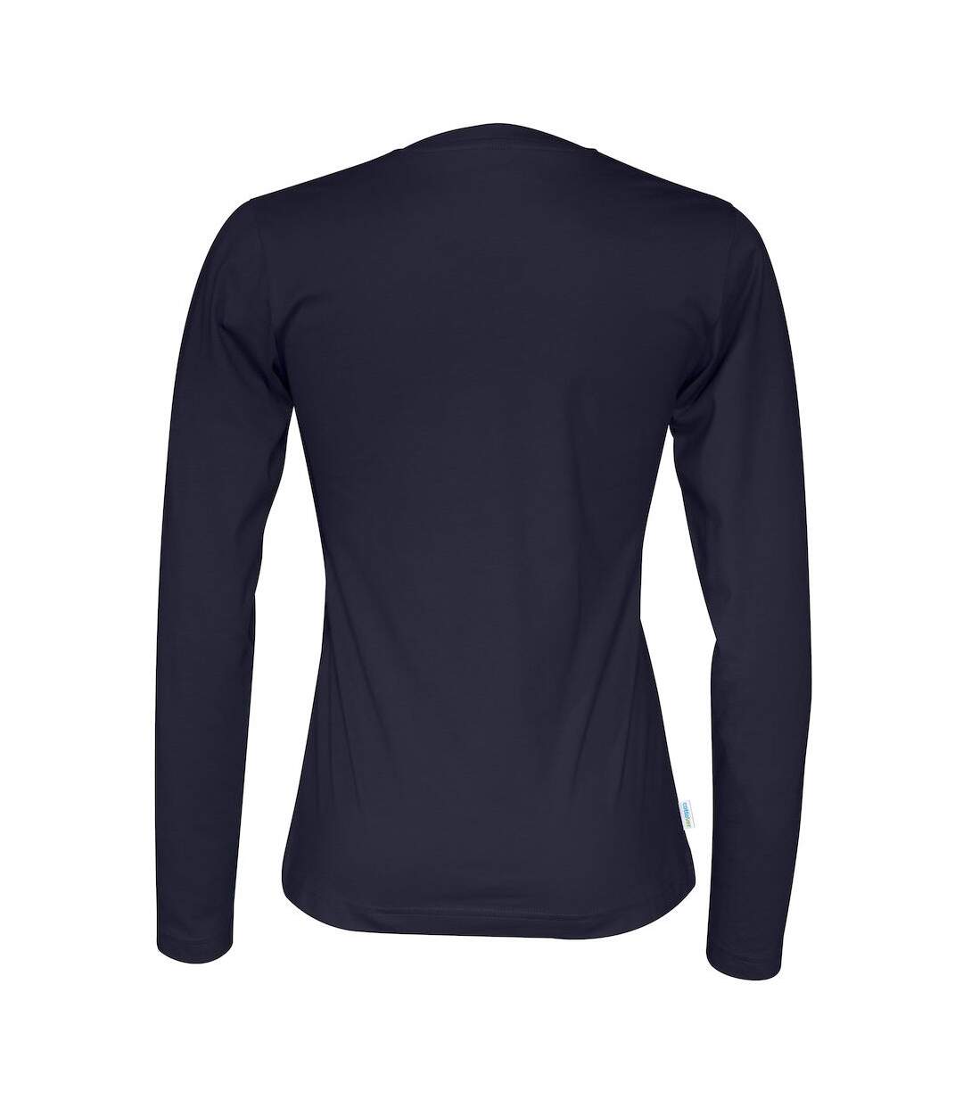 Womens/ladies long-sleeved t-shirt navy Cottover-2