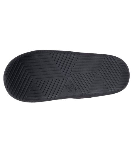 Isotoner Chaussons Mules homme microvelours semelle bloup extra confort
