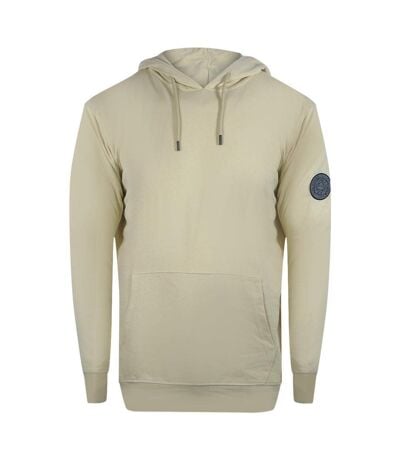 Sweat À Capuche Motif Uni Homme Beige Cavalli Class