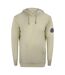 Sweat À Capuche Motif Uni Homme Beige Cavalli Class-1