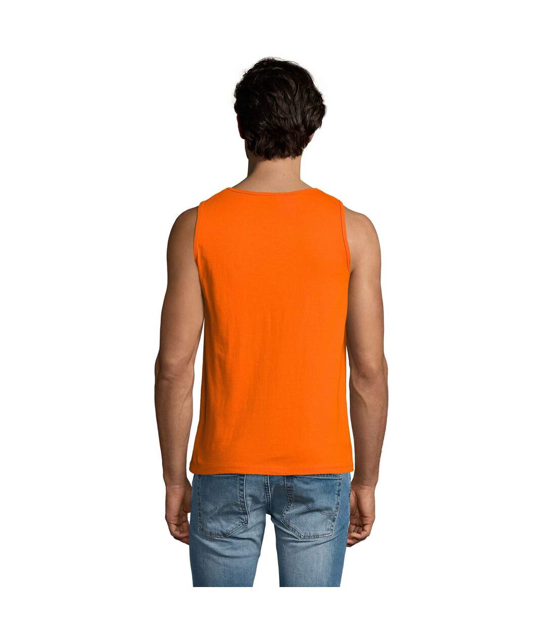 Débardeur Justin Homme Orange SOLS-2
