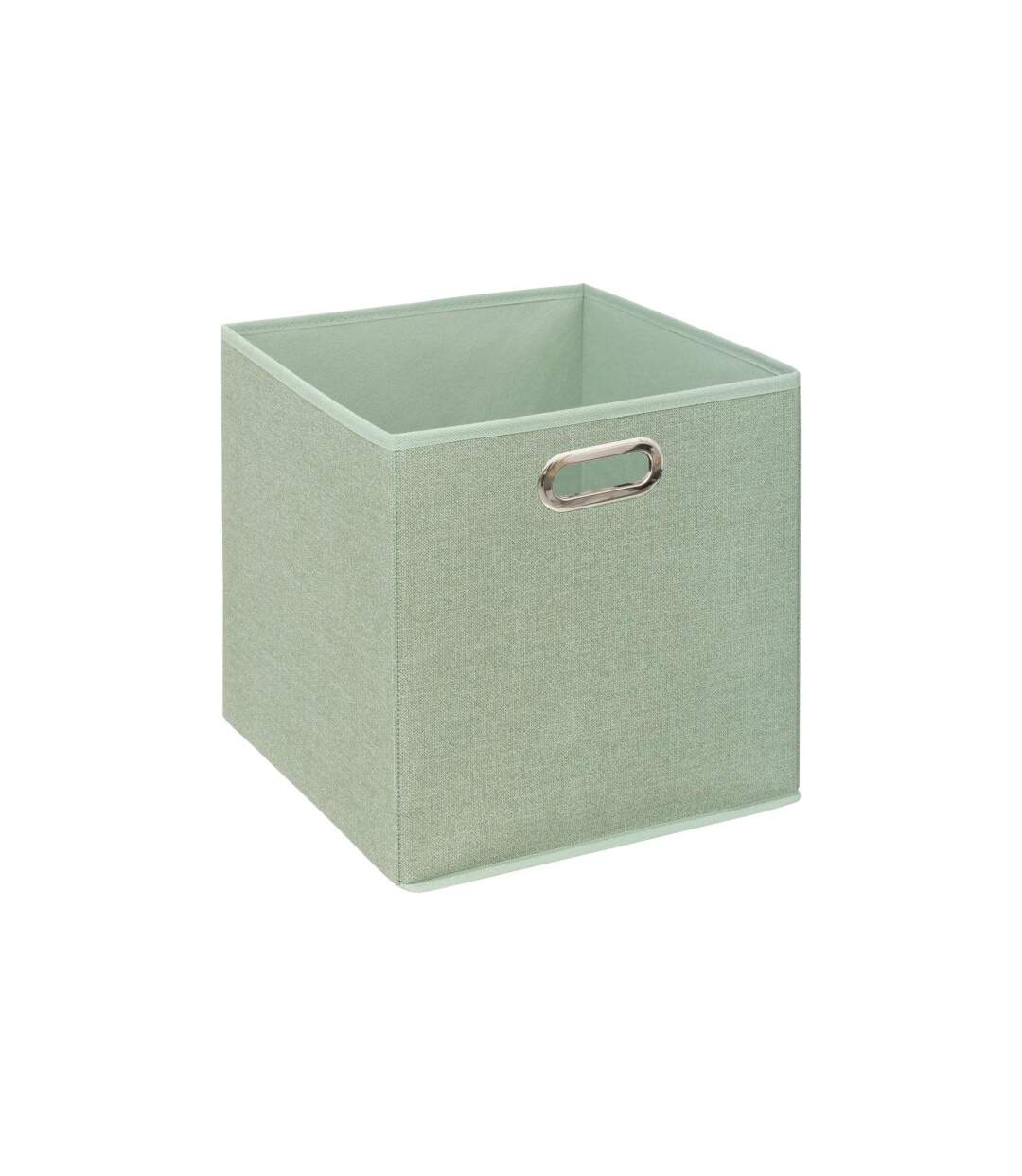Boîte de Rangement Pliable Premium 31x31cm Vert Sauge-1