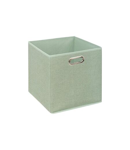 Boîte de Rangement Pliable Premium 31x31cm Vert Sauge