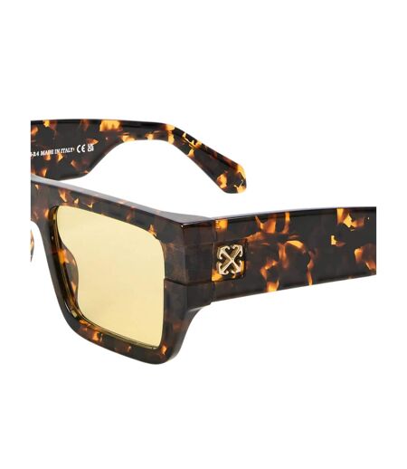 Lunettes De Soleil Chester Adulte Taille Unique Marron Sombre Marron Clair Off-White