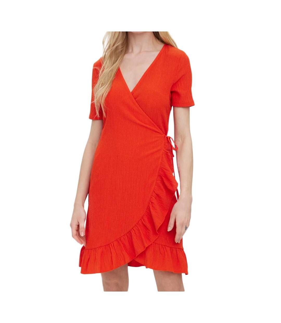 Robe Orange Femme Vero Moda Haya - S-1