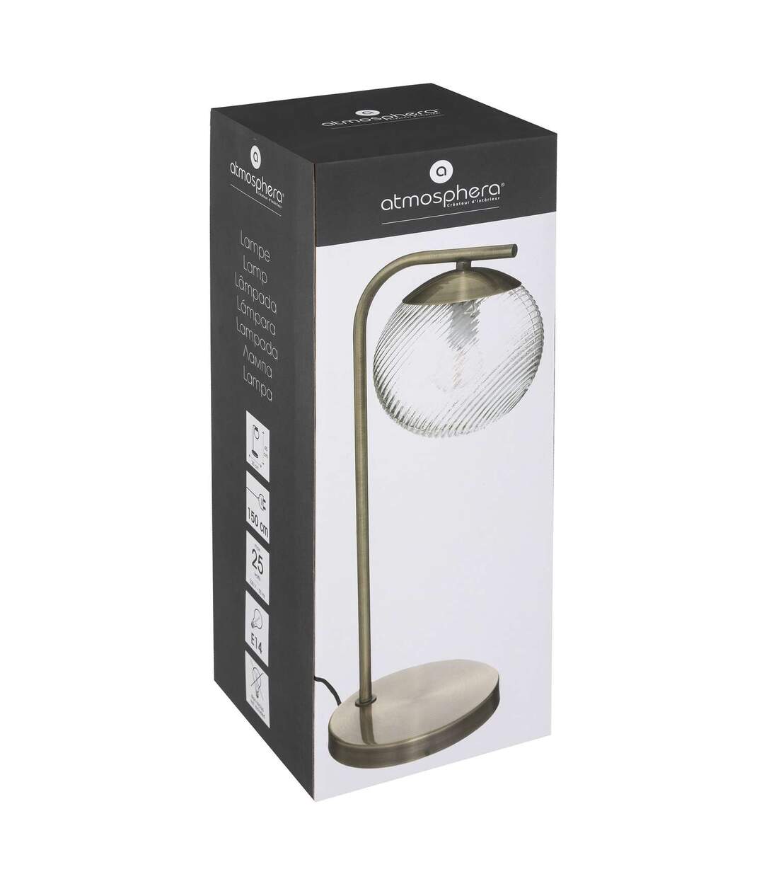 Lampe à poser Dolce - H. 47 cm - Doré-5