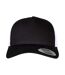 Casquette trucker adulte noir / blanc Flexfit