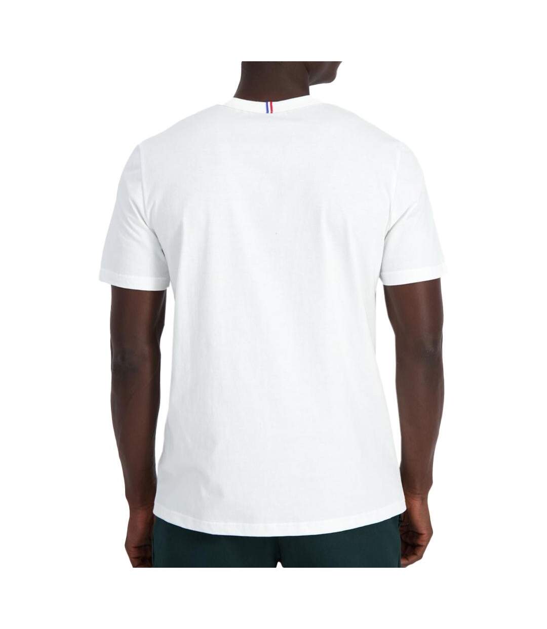 T-shirt blanc/vert homme le coq sportif 2410193 - l-2