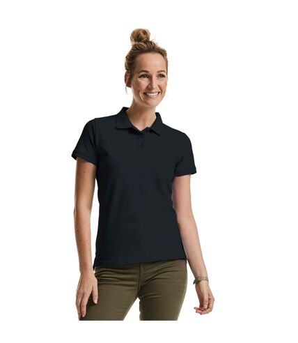 Russell Womens/Ladies Pure Polo (Black)