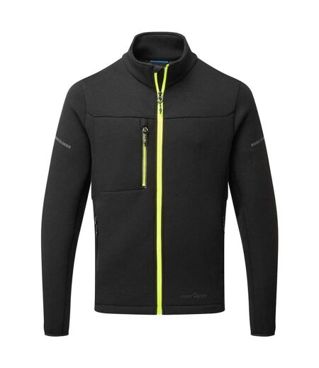 Mens Technical Fleece Jacket Black Portwest