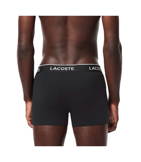 x3 boxers noires homme lacoste 5h1300 - l