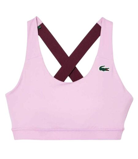 Womens/ladies Stretch Breathable Bralette Pink Lacoste