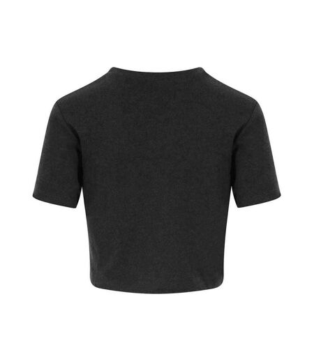 Haut Court Femme Noir Chiné Awdis