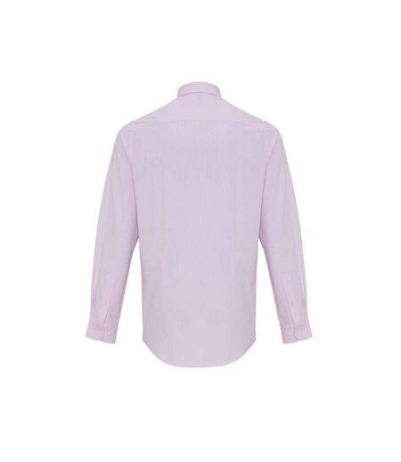 Chemise Homme Blanc Rose Premier