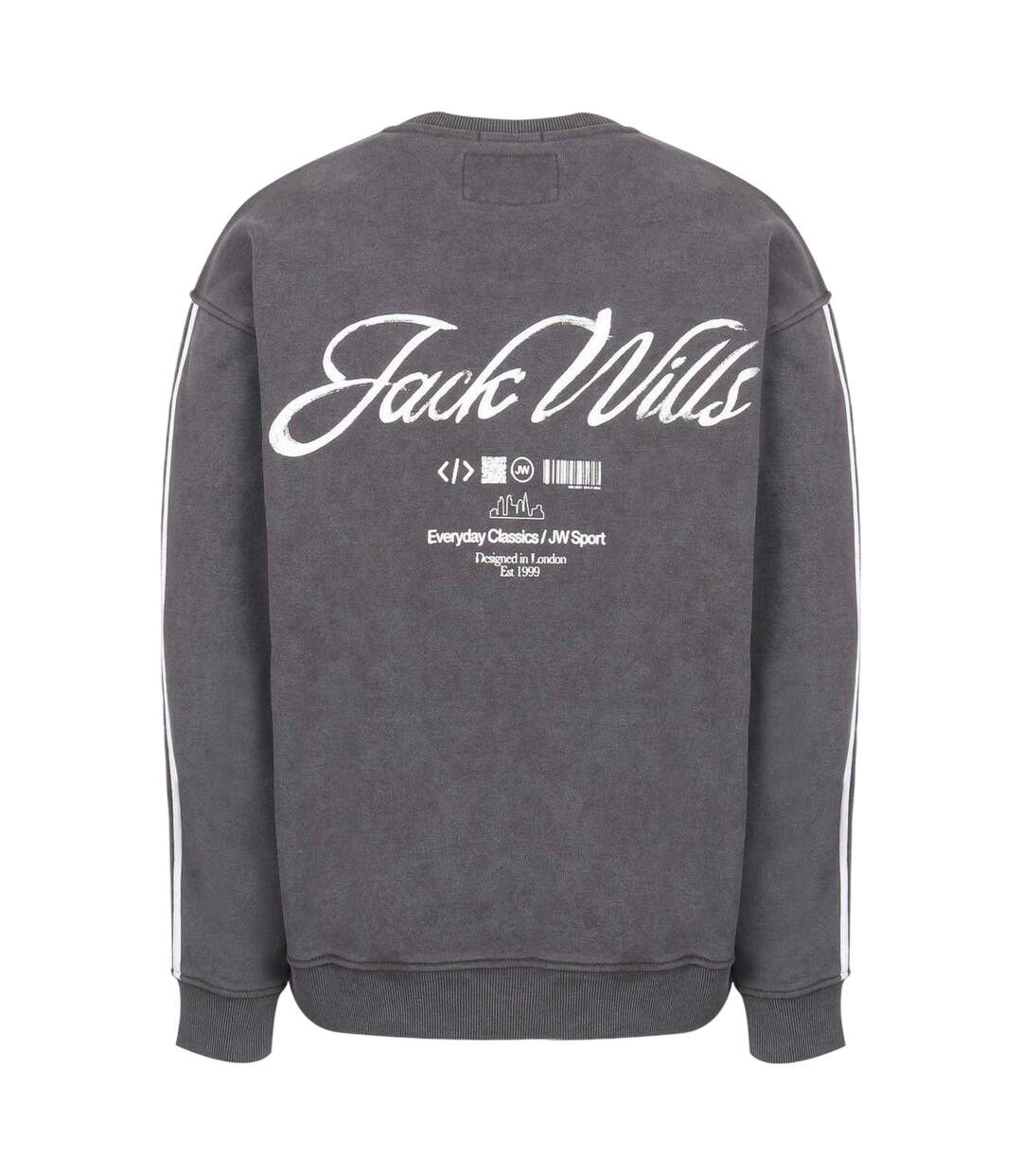 Sweat Motif/style Aquarelle Homme Gris Jack Wills-2