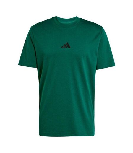 T-shirt Style Petit Logo Essentials Homme Vert Universitaire Noir Adidas