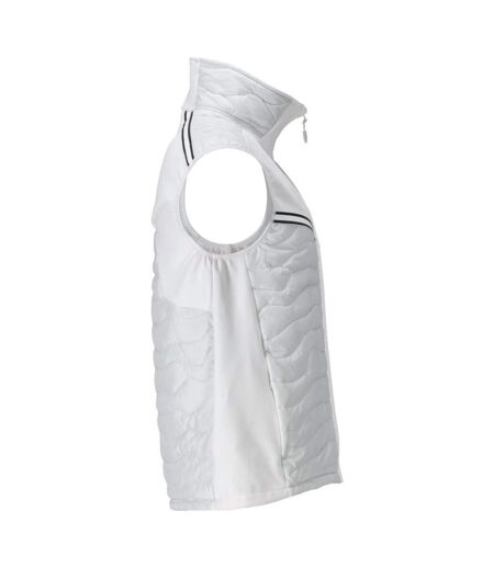 Womens/ladies Customised Cli Thermal Gilet White Mascot