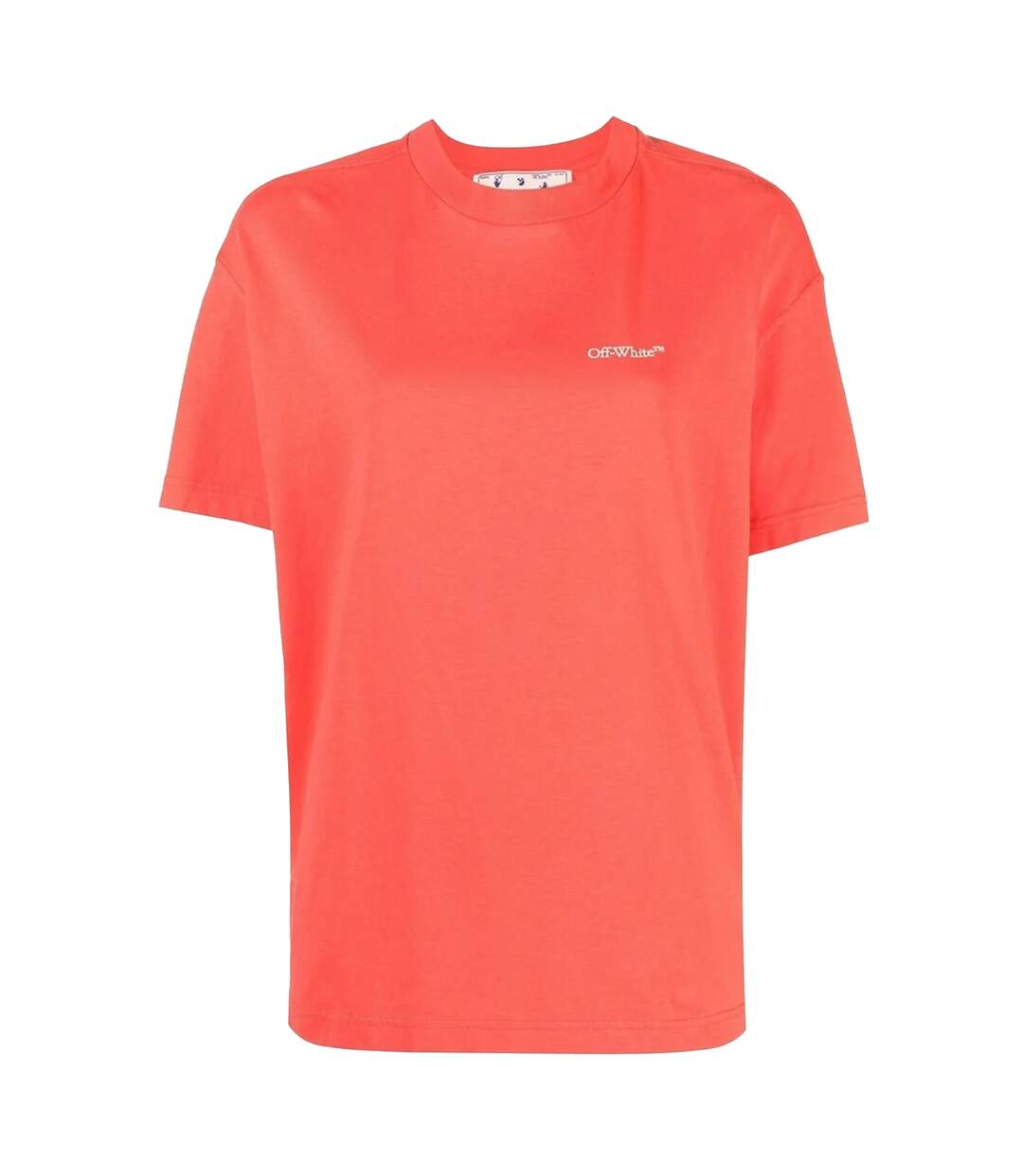 Unisex Adult Bookish T-shirt Red Off-White-1