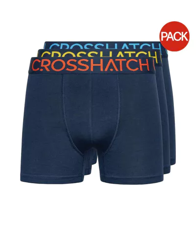 Boxers Chasma Homme Bleu Marine Crosshatch
