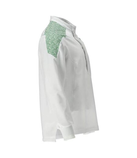 T-shirt De Cuisinier Smock Food & Care Homme M-m Blanc Blanc Vert Gazon Vert Gazon Mascot