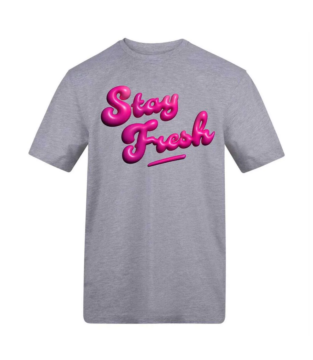 Unisex Adult Stay Fresh T-shirt Grey AWD-1
