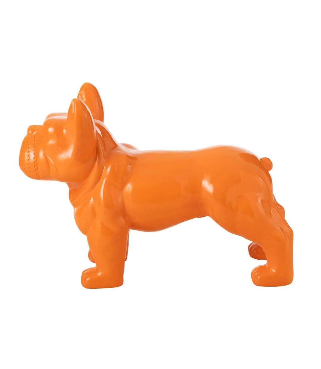 Statue Déco Bulldog 88cm Orange-2