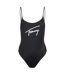 Maillot De Bain 1 Pièce Motif/style Logo Femme Noir Tommy Hilfiger-2