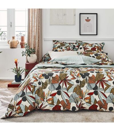 Parure de lit percale de coton CASCADE Taie 65x65 cm