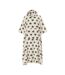 Ladies Oversized Blanket Hoodie - Extra Long Fleece Poncho with Kangaroo Pocket-1