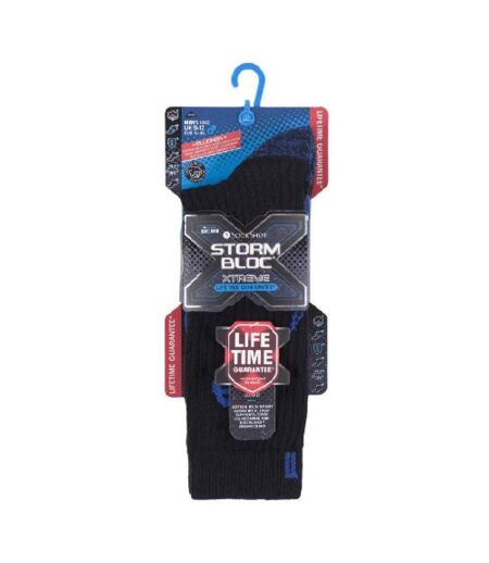 1 Pack Mens Cotton Sport Socks with Terry Cushioned Reinforced Foot
