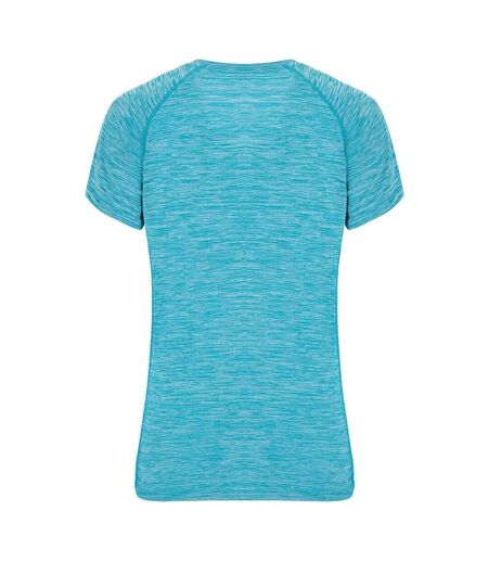 T-shirt Austin Femme Turquoise Vif Chiné Roly
