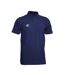 Mens Essential Polo Shirt Dark Navy White Umbro-1