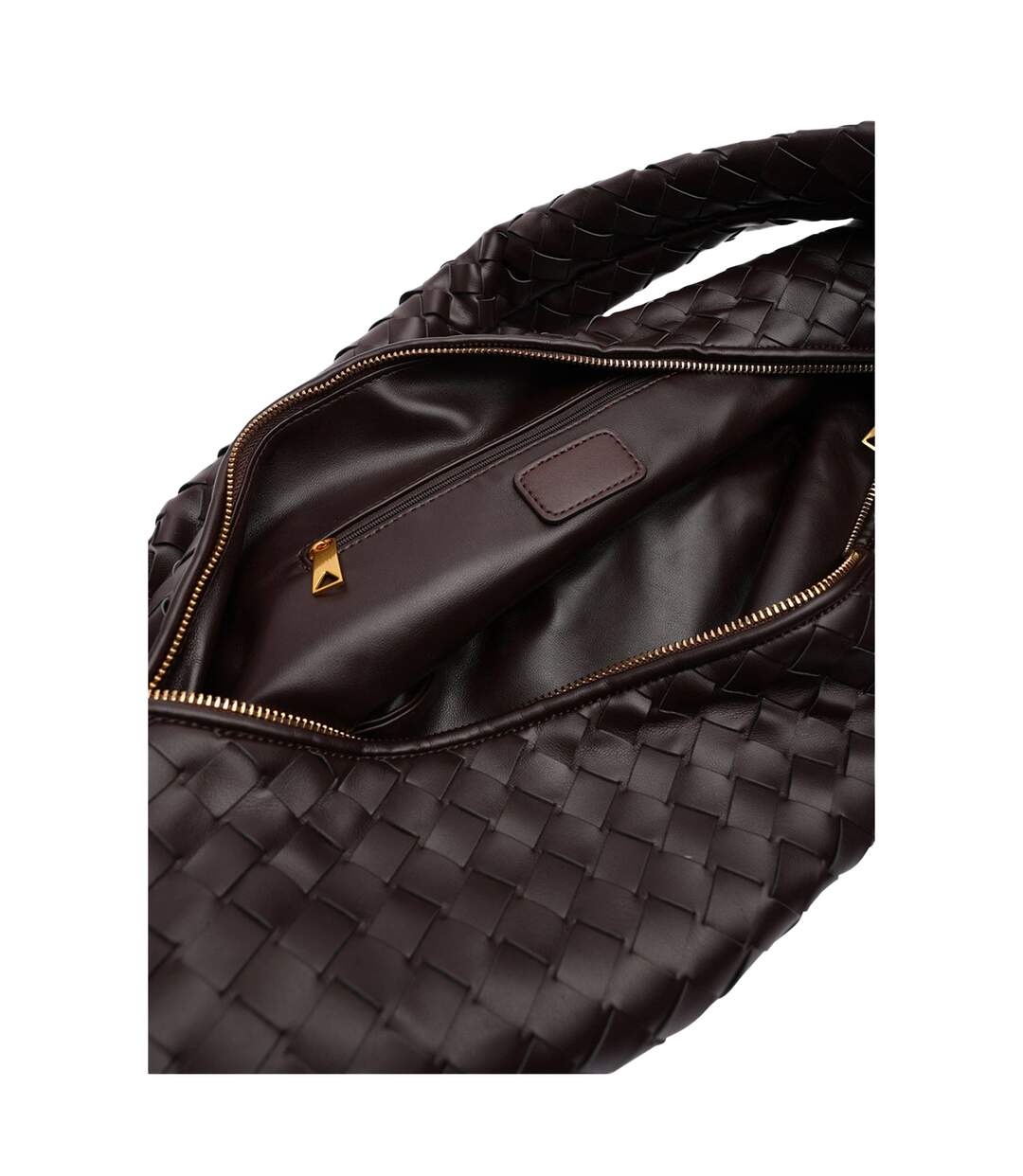 Womens/ladies Knotted Shoulder Bag One Size Brown Where's That From-3