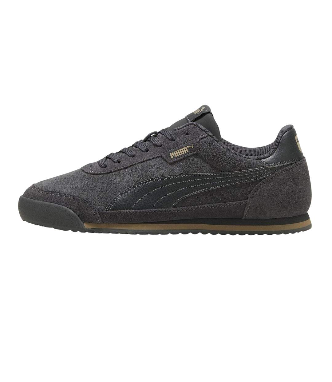 Mens Turino 2 Suede Trainers Alpine Black Puma-2