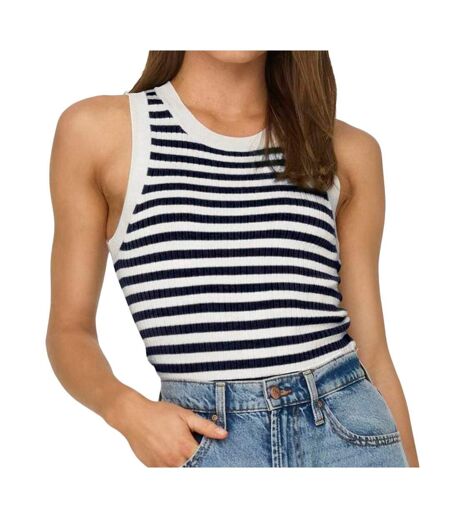 Top à rayures marine/ecru femme jdy aya - l