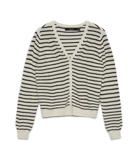 Gilet beige/noir femme vero moda lexshine