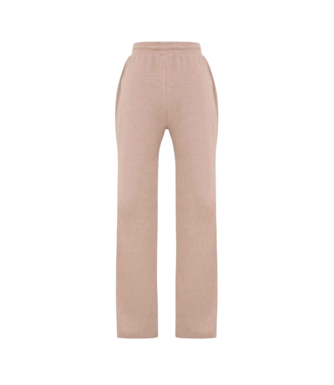 Womens/ladies Ribbed Wide Leg Sweatpants Mocha I Saw It First-3