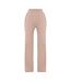 Womens/ladies Ribbed Wide Leg Sweatpants Mocha I Saw It First-3