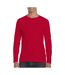 Gildan Mens Soft Style Long Sleeve T-Shirt (Red) - UTBC488-1
