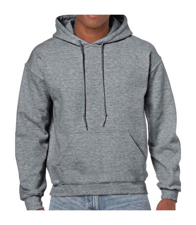 Unisex adult heavy blend hoodie graphite heather Gildan