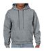 Unisex adult heavy blend hoodie graphite heather Gildan