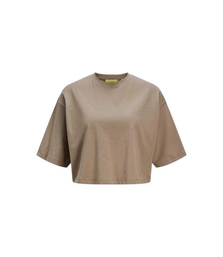 Haut Court Motif/style Uni Femme Marron JJXX