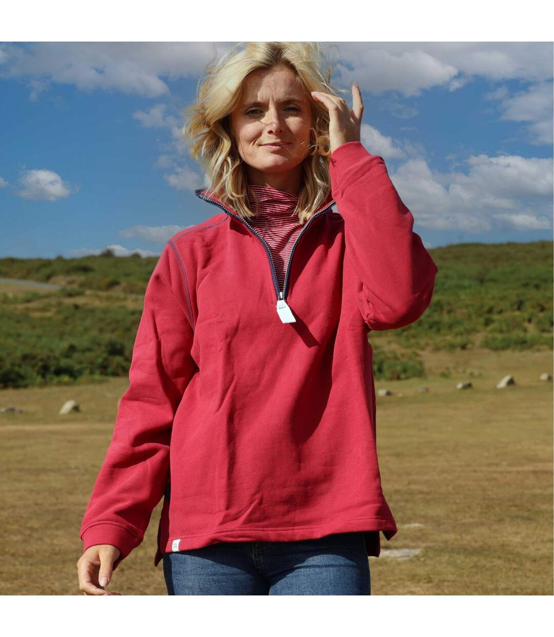 Sweat Femme Rouge Lazy Jacks-2