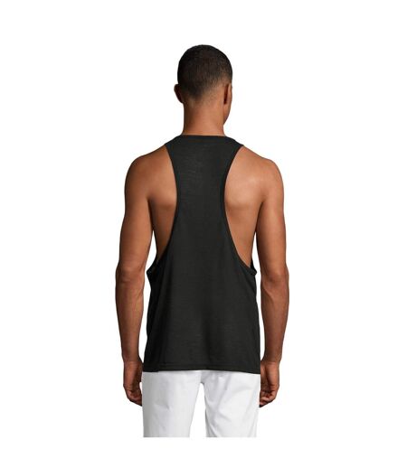 SOLS Unisex Jamaica Sleeveless Tank / Vest Top (Black)