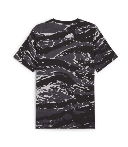 T-Shirt noir/gris homme puma camo - l