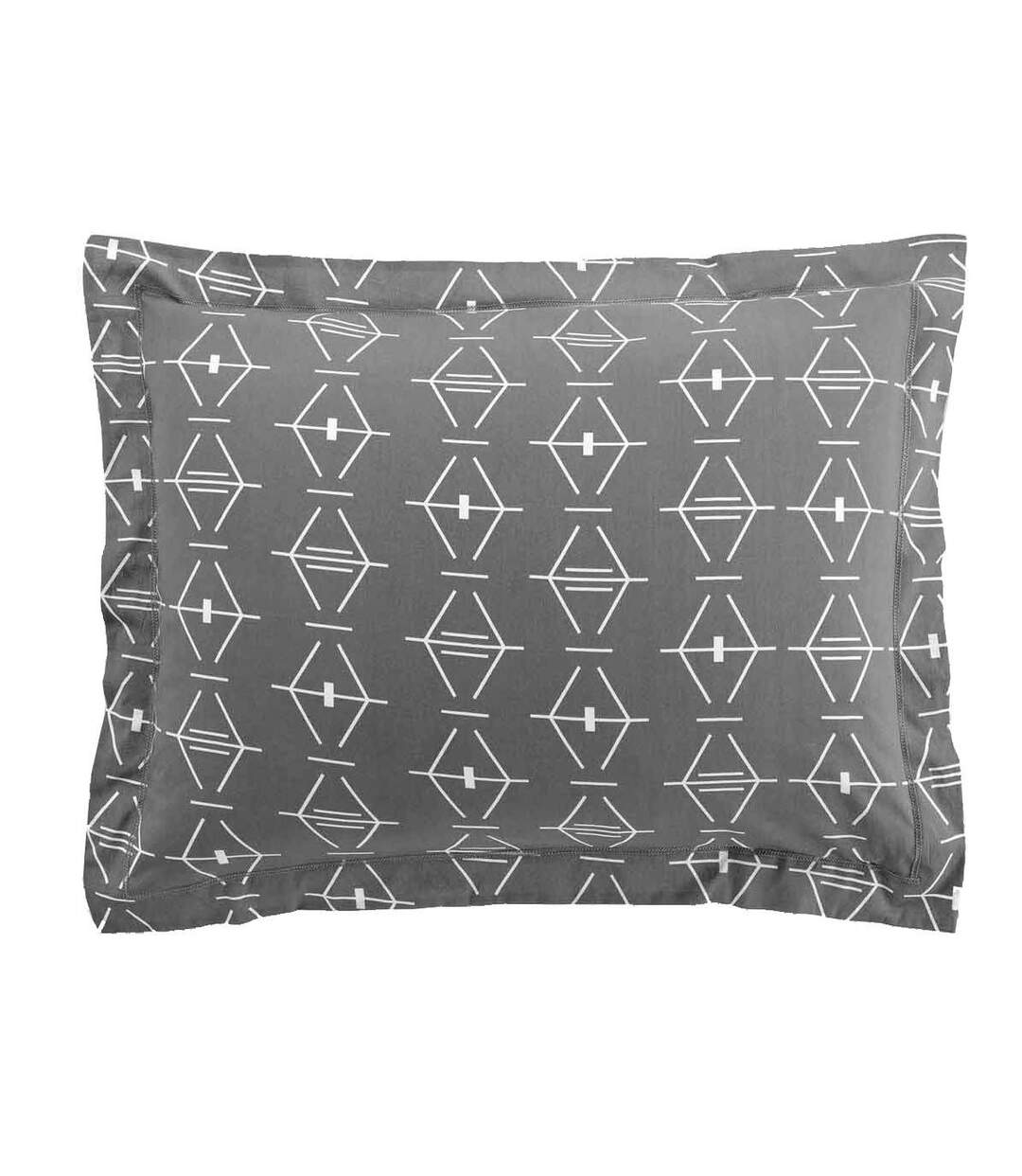 Taie d'Oreiller en Coton Aristide 50x70cm Anthracite-1
