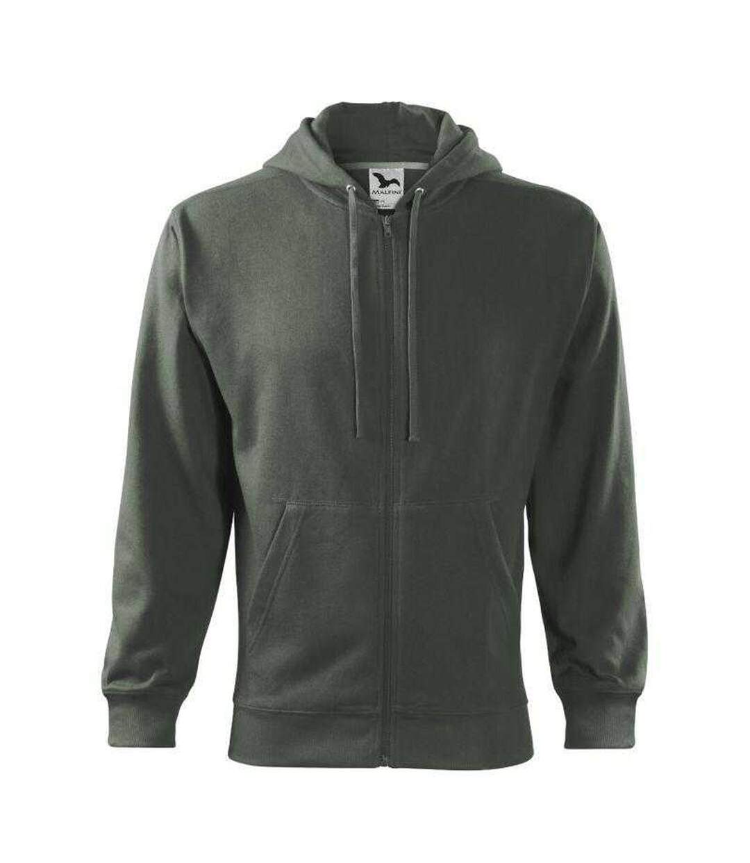 Veste À Capuche Trendy Homme Vert Malfini-1