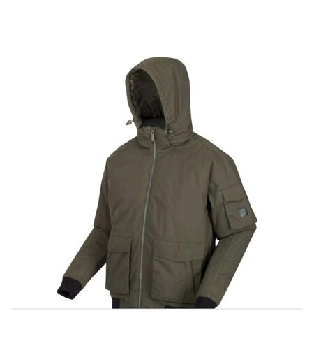 Mens Faizan Hooded Waterproof Jacket Cathay Spice Regatta